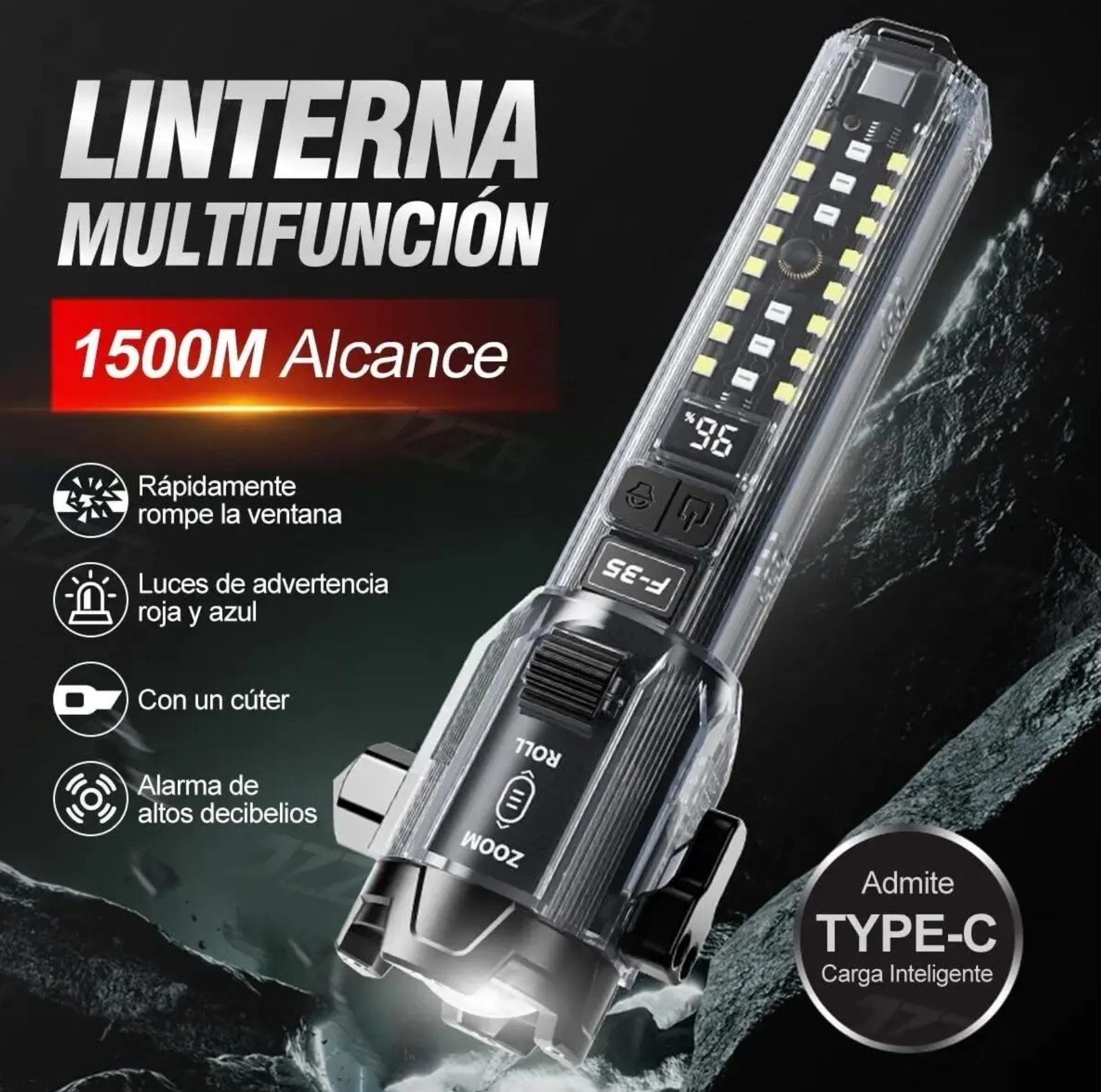 LINTERNA MULTIFUNCIONAL